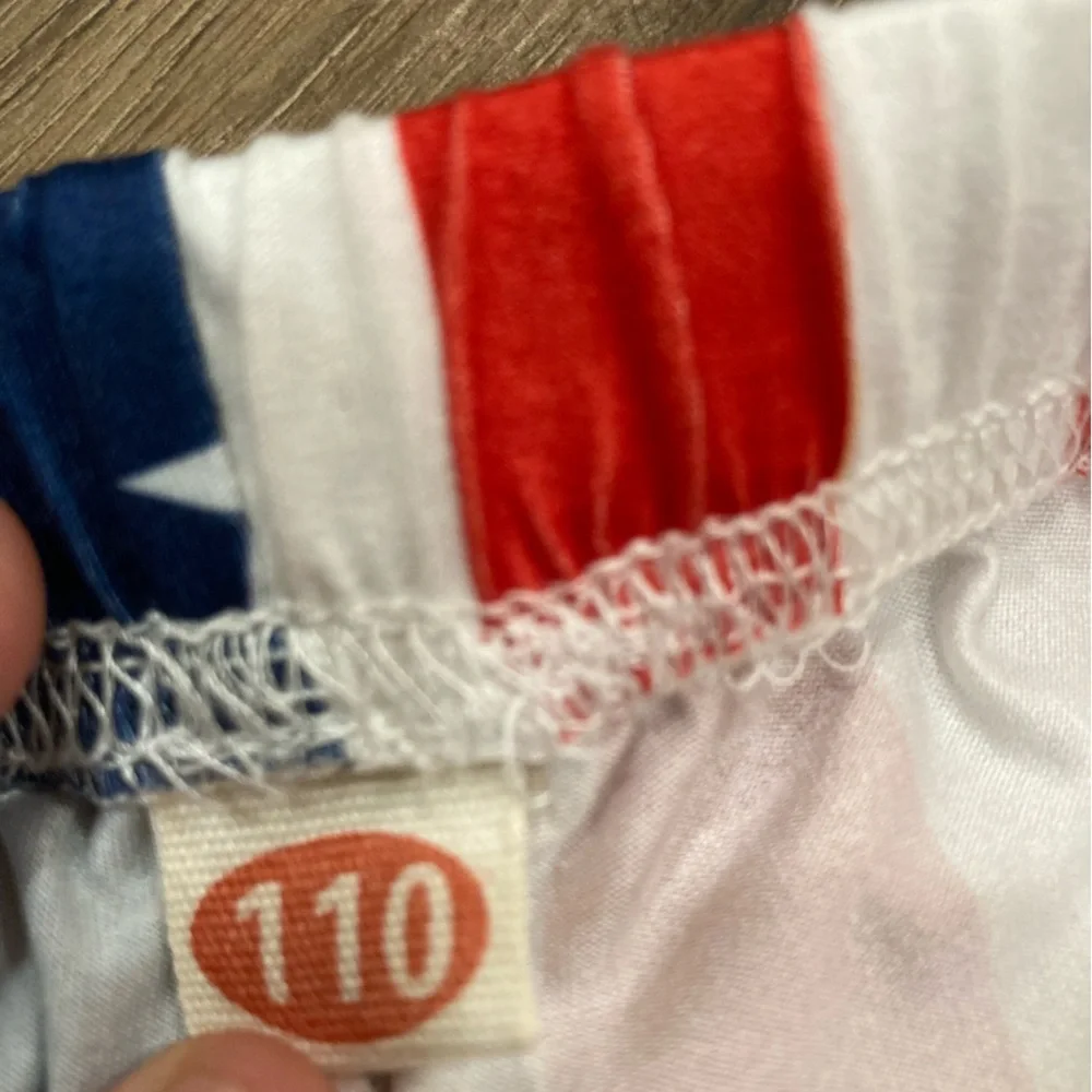 Patriotic Bell Bottoms American Flag July 4th Outfit Pants Flare 3T